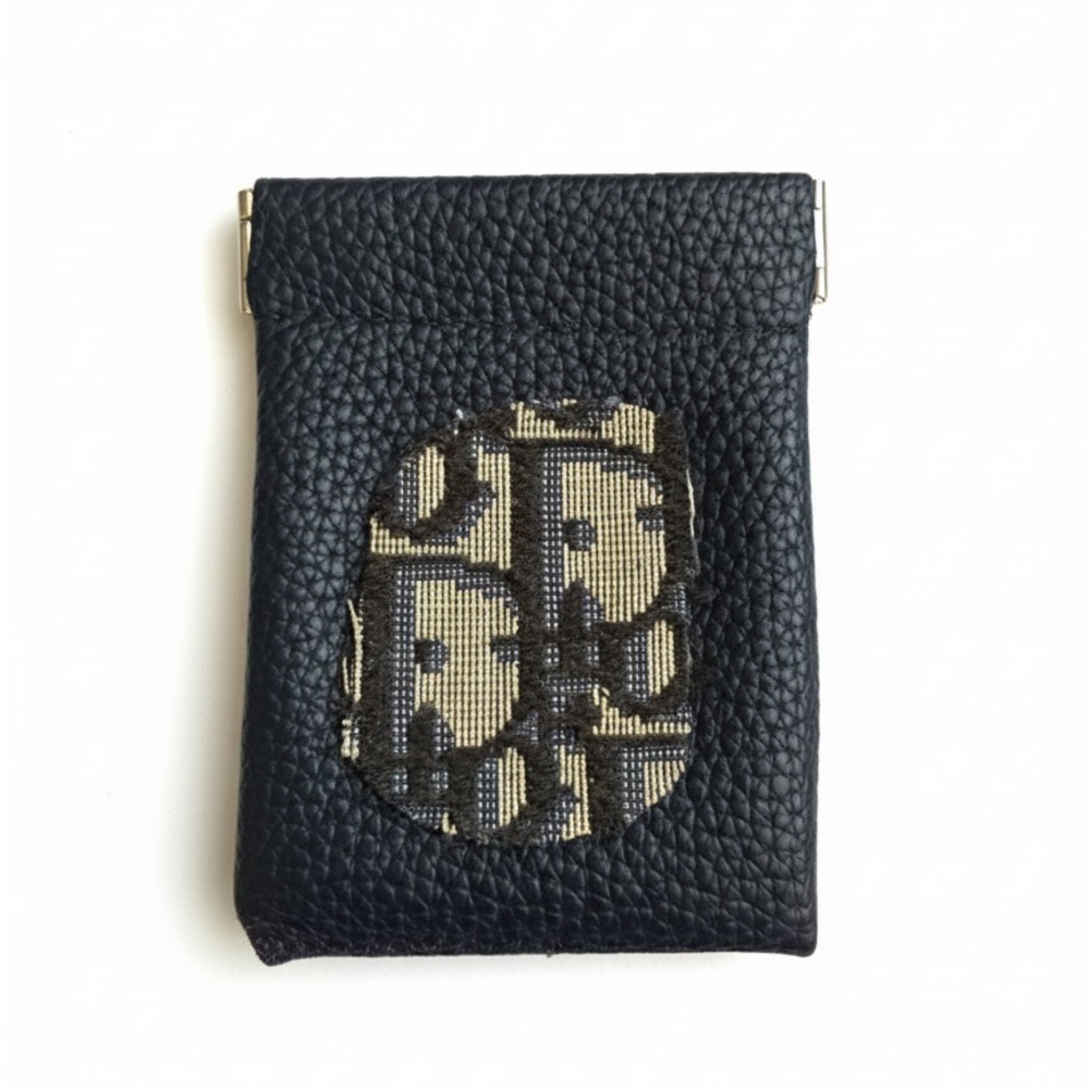 Navy Upcycled Mini Pouch